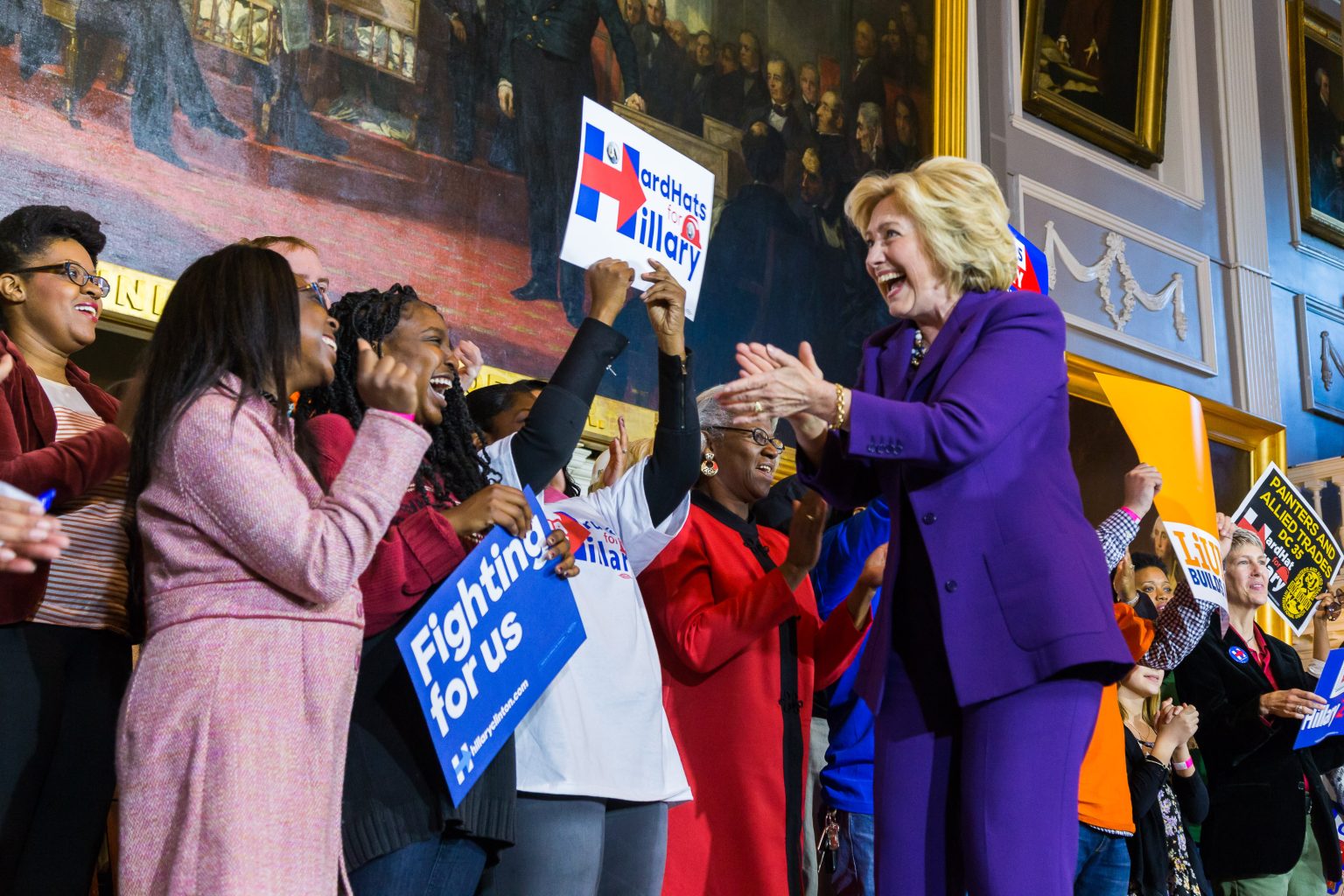 Hillary For America Fundraising Event with President Clinton, in Hanover, CT, on October 14th 2015